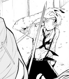 Atsushi's tiger ability defended him from Demon Snow's attack (manga)