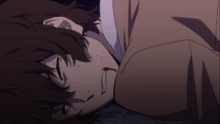Dazai shot by a sniper