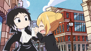 Higuchi offers to do Akutagawa's errand (Wan! Anime)