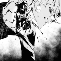 Atsushi bleeding due to his collar (BEAST manga)