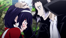 Akutagawa retrieving Kyoka