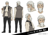 Herman Melville Anime Character Design