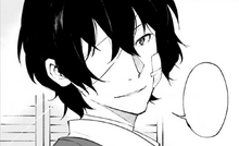 Dazai saying that suicide is wonderful (DEAD APPLE manga)