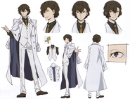 Osamu Dazai (DEAD APPLE) Anime Character Design