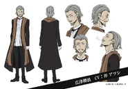 Ryūrō Hirotsu Anime Character Design