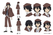 Ranpo Edogawa Anime Character Design