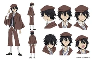 Ranpo Edogawa Anime Character Design
