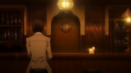 Dazai drinks alone in Bar Lupin