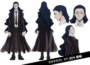 Howard Lovecraft Anime Character Design
