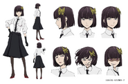 Akiko Yosano Anime Character Design