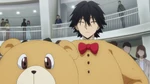 Ranpo wears a teddy bear costume