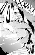 Dazai attacked by Atsushi