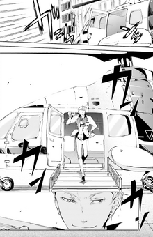 Fitzgerald arrives at Yokohama (manga)