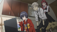 Kyoka, Atsushi, and Lucy finds the briefcase