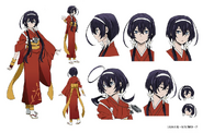 Kyōka Izumi Anime Character Design
