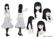 Nobuko Sasaki Anime Character Design