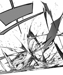 Atsushi and Akutagawa attacks each other (BEAST manga)