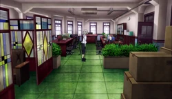 photo Anime Principal's Office Background armed detective agency office bungo
