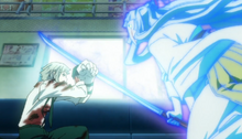 Atsushi's tiger ability defended him from Demon Snow's attack