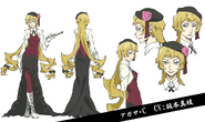 Agatha Christie Anime Character Design