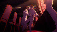 Yosano saves Kunikida