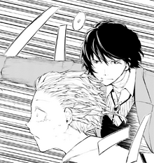 Dazai slaps Atsushi (manga)