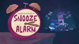 Snooze alarm title card