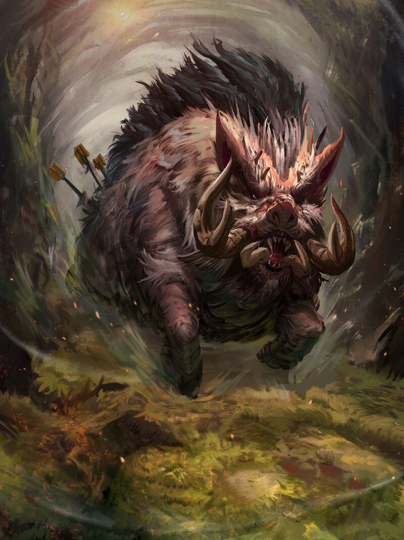 Sansrean Boar | Burmese Mythology Wiki | Fandom