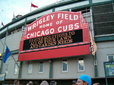 Wrigley Field sign