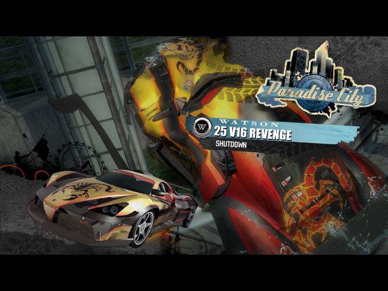 burnout paradise car list