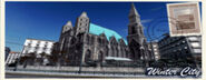 A Winter City Postcard