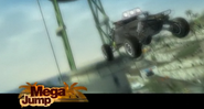 Performing the Perren's Point Lighthouse Mega Jump.