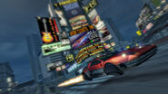 The 88 Special blazing through the streets of Downtown Paradise.
