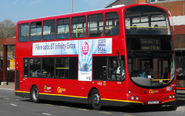 London General Wright Eclipse Gemini bodied Volvo B7TL 0n route 1