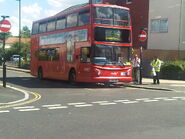 Abellio London Alexander ALX400 bodied Dennis Trident on route E1 at Greenford