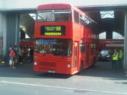 MCW Metrobus on route 88 at Stockwell Bus Garage