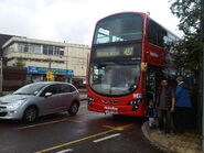 Metroline Wright Eclipse Gemini 2 bodied Volvo B9TL on route 487 at Alperton