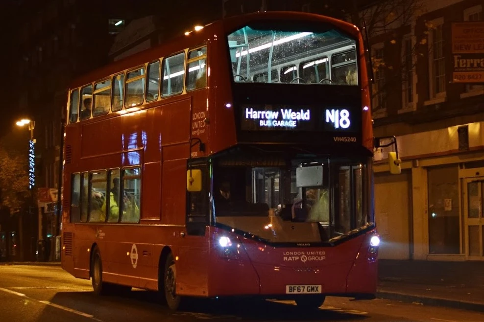 London Buses Route N18 Bus Routes in London Wiki Fandom
