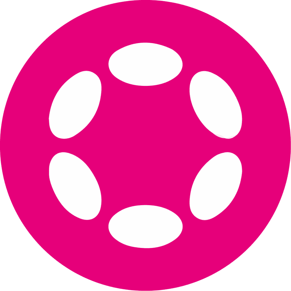 Dot logo. Polkadot logo. Dotted лого. Формат Dot.