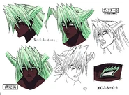 Victor Stage 3 facial expressions lineart