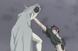 Dr. Butterfly is defeated by Papillon.