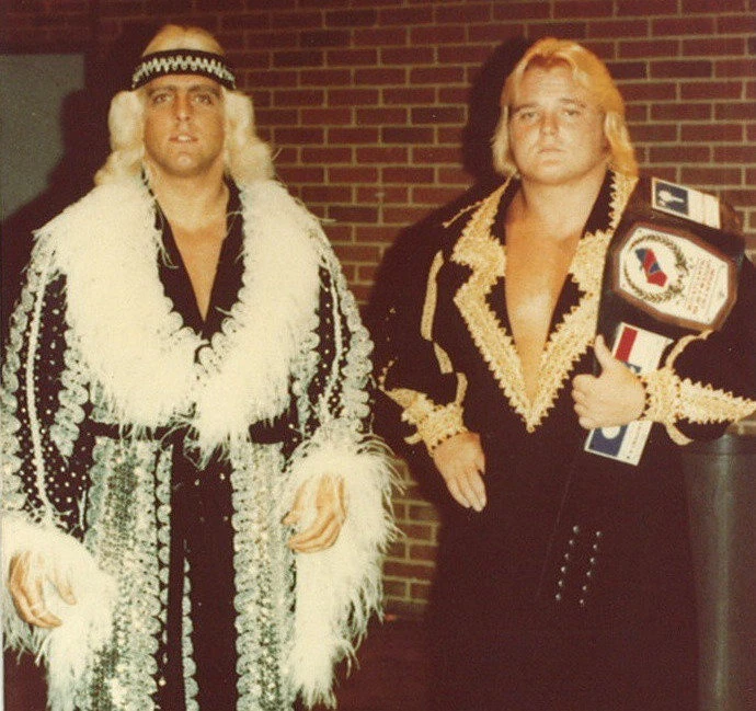 Greg Valentine and Ric Flair BWWE Wiki Fandom