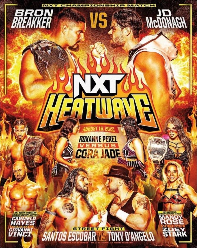 NXT Heatwave 2022 BWWE Wiki Fandom