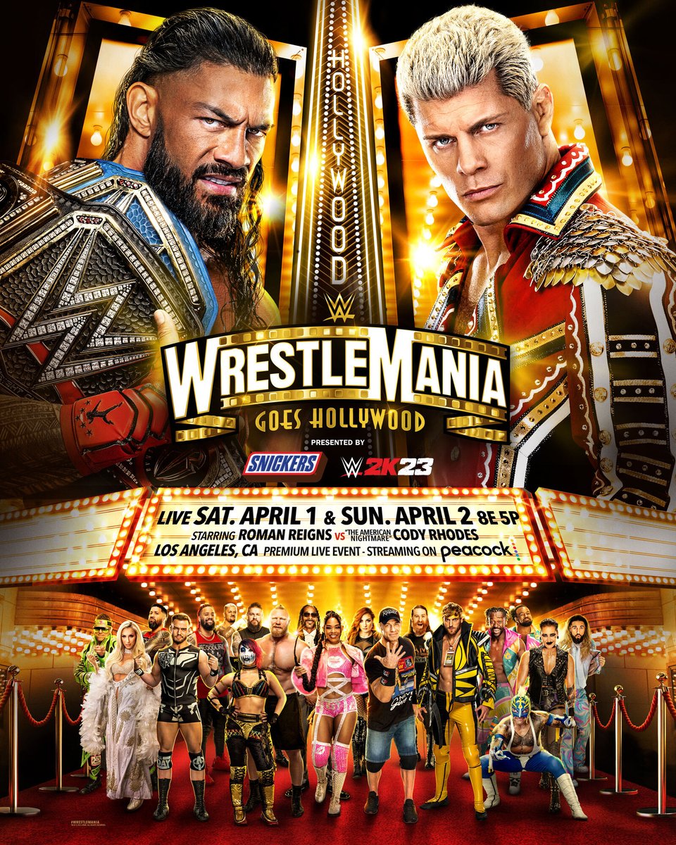 WrestleMania 39 Fuels Peacock Streaming High, Up 30% From 2022