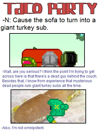 Taco Party | BZPower Comics Wiki | Fandom