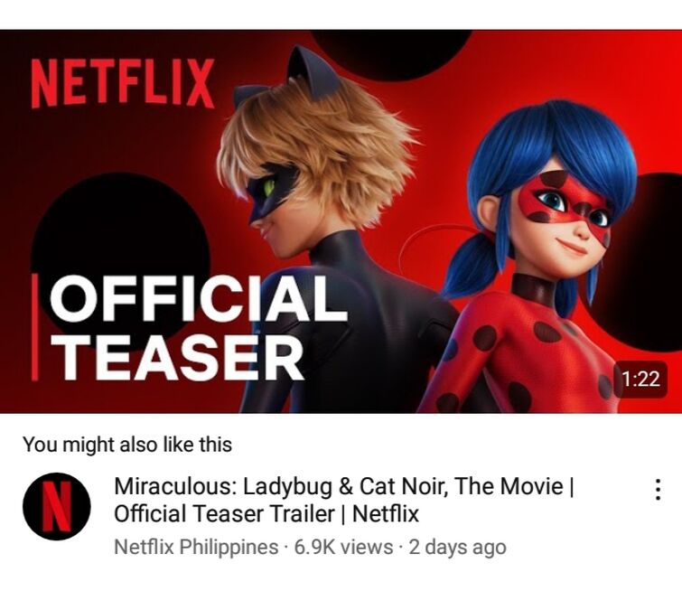 Miraculous: Ladybug & Cat Noir, The Movie, Official Teaser Trailer