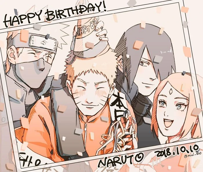 お誕生日おめでとう ナルト Joyeux Anniversaire Naruto Fandom
