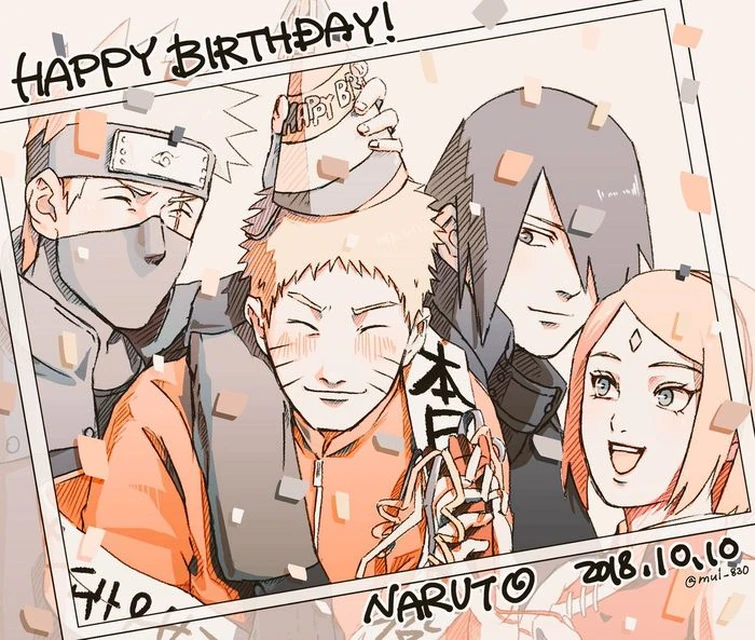 お誕生日おめでとう ナルト Joyeux Anniversaire Naruto Fandom