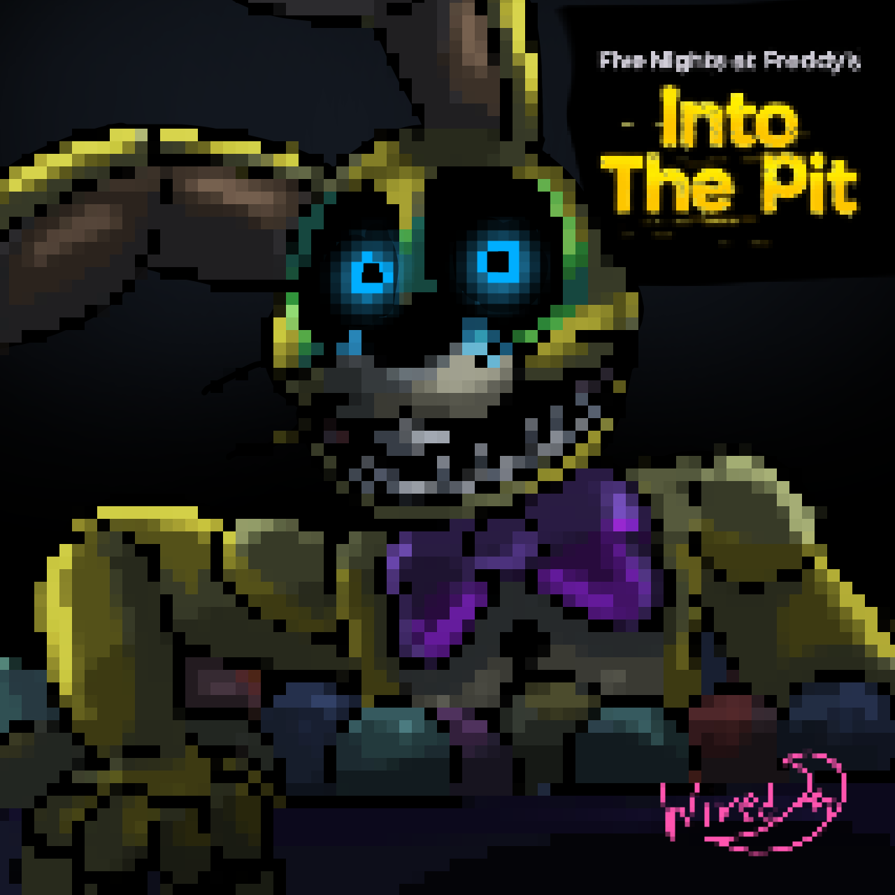 Into the Pit Spring Bonnie drawing | Fandom