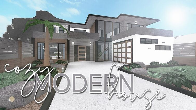 HOW TO MAKE MODERN HOME IN BLOXBURG 5K - No gamepass 